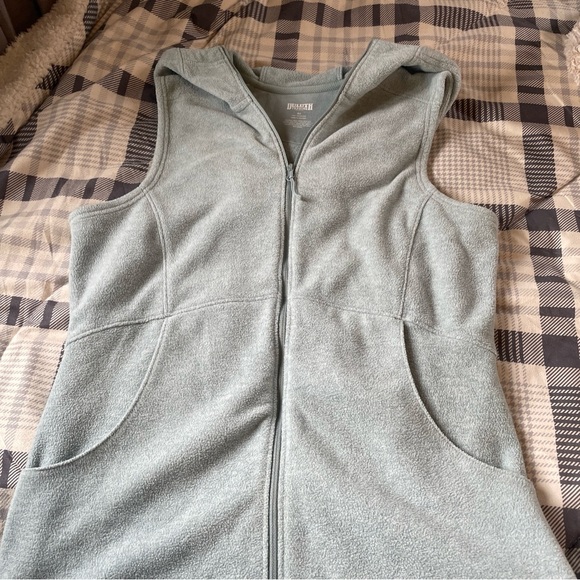 Duluth Trading Co women’s Hooded Fleece Vest XS - Picture 3 of 6